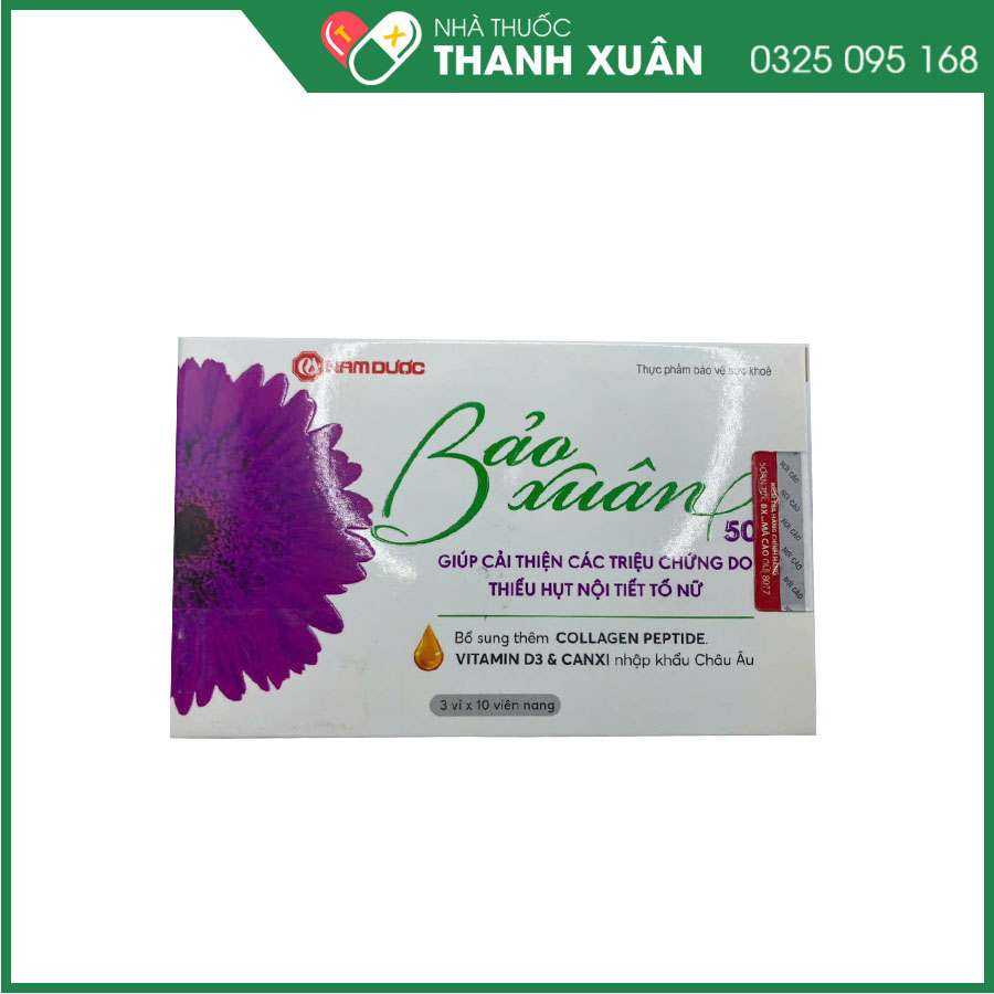 Bảo Xuân 50+ giúp cải thiện các triệu chứng do thiếu hụt nội tiết tố nữ